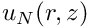 \[ {\tt U}(r,\varphi,z) = \sum_{N=-\infty}^{\infty} u_N(r,z) \exp({\rm i} N \varphi). \]