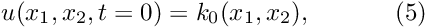 $ \partial D_{Neumann} = \{ (x_1,x_2) | x_1 \in [0,1], x_2=0 \} $